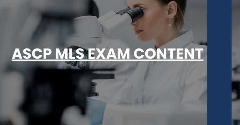 ASCP MLS Exam Content Feature Image