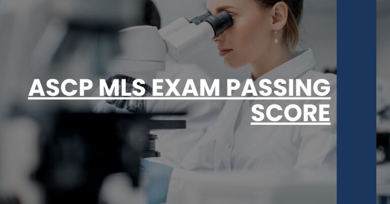 ASCP MLS Exam Passing Score Feature Image