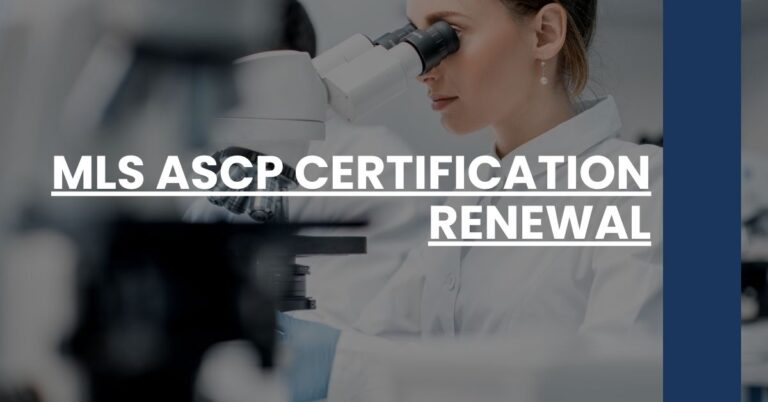 MLS ASCP Certification Renewal Feature Image