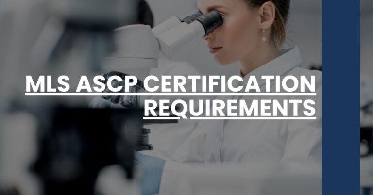 MLS ASCP Certification Requirements Feature Image